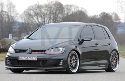 Rieger 00088099 VW Mk7 Golf Front Splitter (GTI & GTD) 9 | ML Performance EU Car Parts
