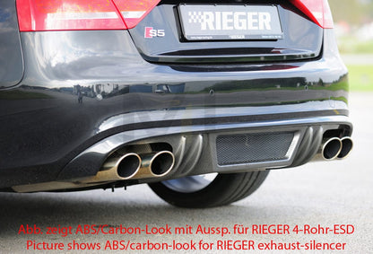 Rieger 00055443 Audi B8 B81 Rear Diffuser (A5 & S5) 3 | ML Performance EU Car Parts