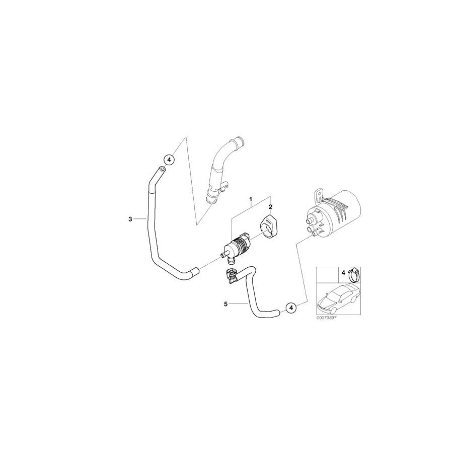 Genuine BMW 13907833397 E85 E86 Fuel Tank Breather Line (Inc.  & Z4 M3.2) | ML Performance EU Car Parts