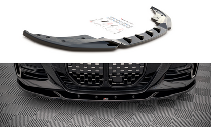 Maxton Design BM-4-G22-MPACK-FD4T Front Splitter V.4 BMW Series 4 M-Pack G22 | ML Performance UK Car Parts