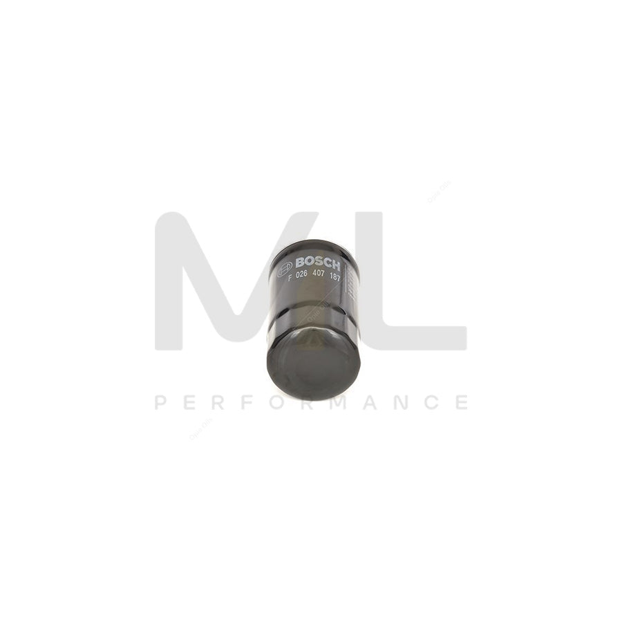 BOSCH Oil Filter F026407187 [ P 7187 ] | ML Car Parts UK | ML Performance
