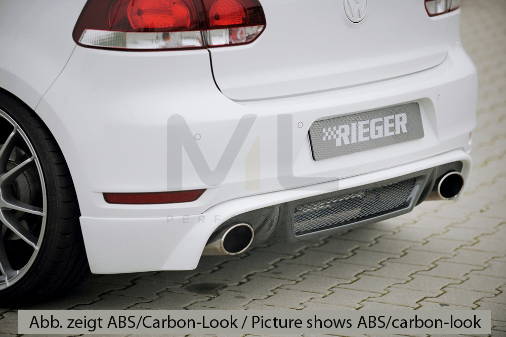 Rieger 00059527 VW Mk6 Golf Rear Diffuser (GTI & GTD) 1 | ML Performance EU Car Parts