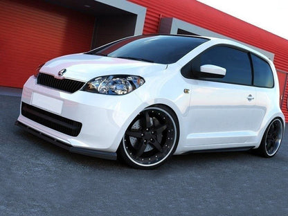 Maxton Design SK-CI-FD1T Front Splitter Skoda Citigo | ML Performance UK Car Parts