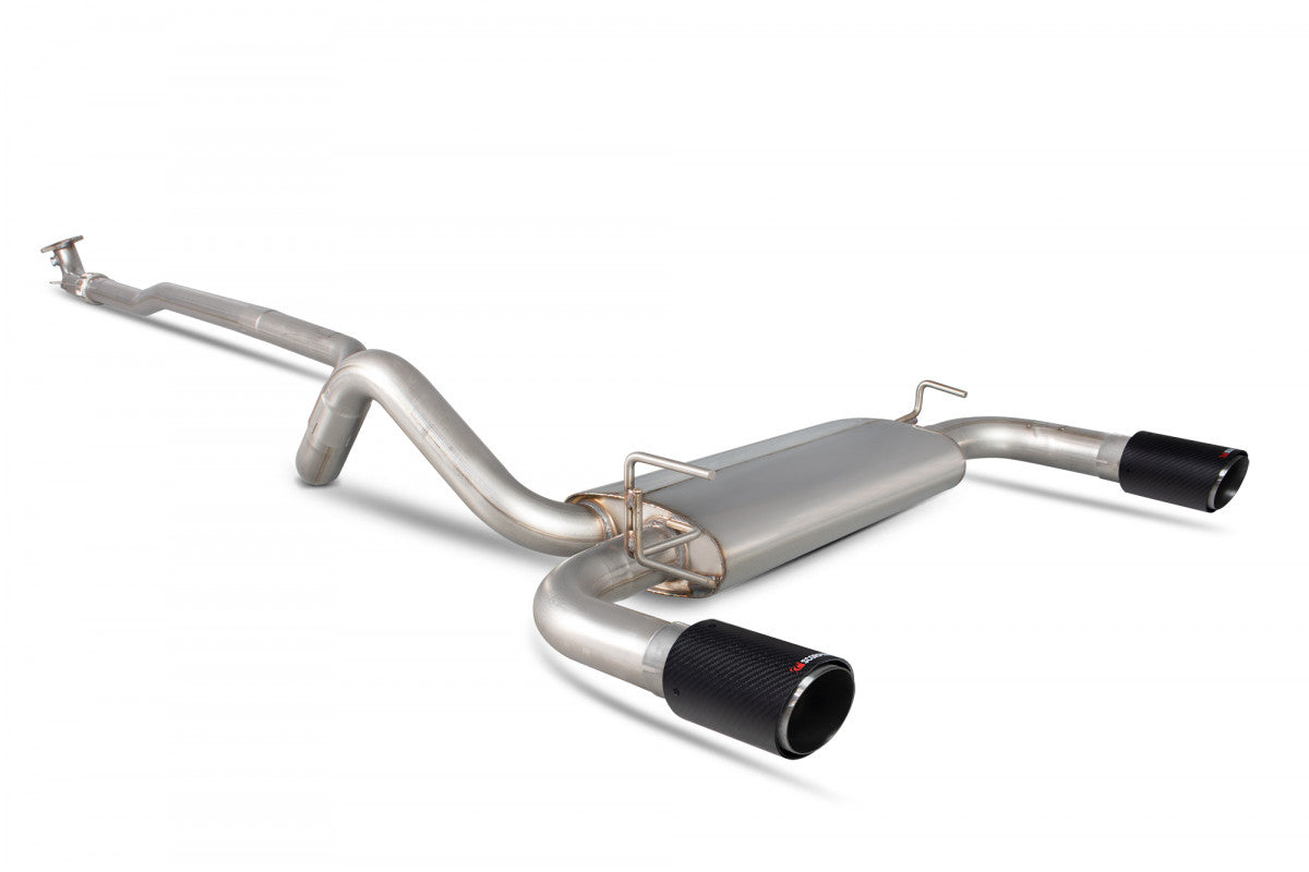 Scorpion SFT005CF Fiat 500/595 Abarth Non-Resonated Cat-Back System  | ML Performance EU EU