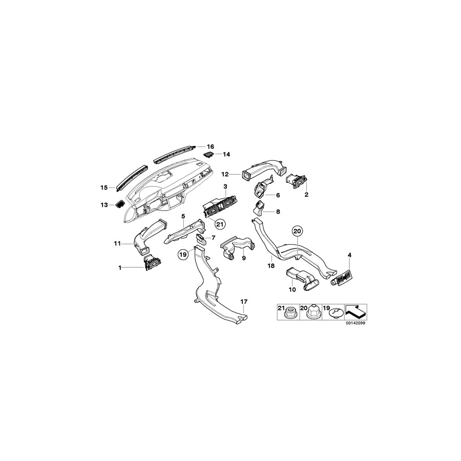 Genuine BMW 64227051374 E90 E92 E91 Cold Air Duct Right (Inc. 320si, 320d & 323i) | ML Performance EU Car Parts