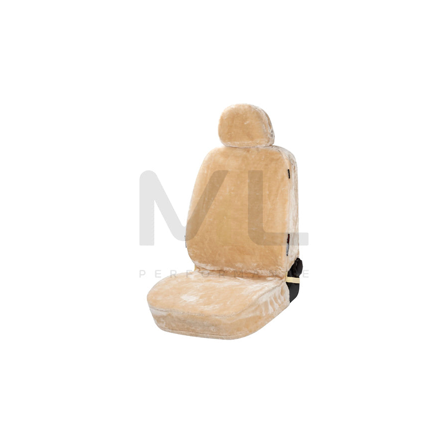 WALSER 20094 Car seat cover Beige, Polyester, Front | ML Performance Car Parts