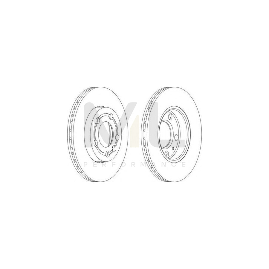 FERODO DDF1164-1 Brake Disc Vented | ML Performance Car Parts