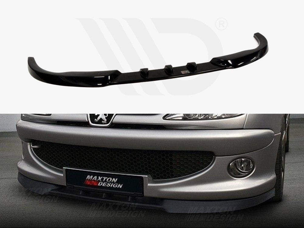 Maxton Design PE-206-CC-FD1T Front Splitter Peugeot 206 | ML Performance UK Car Parts