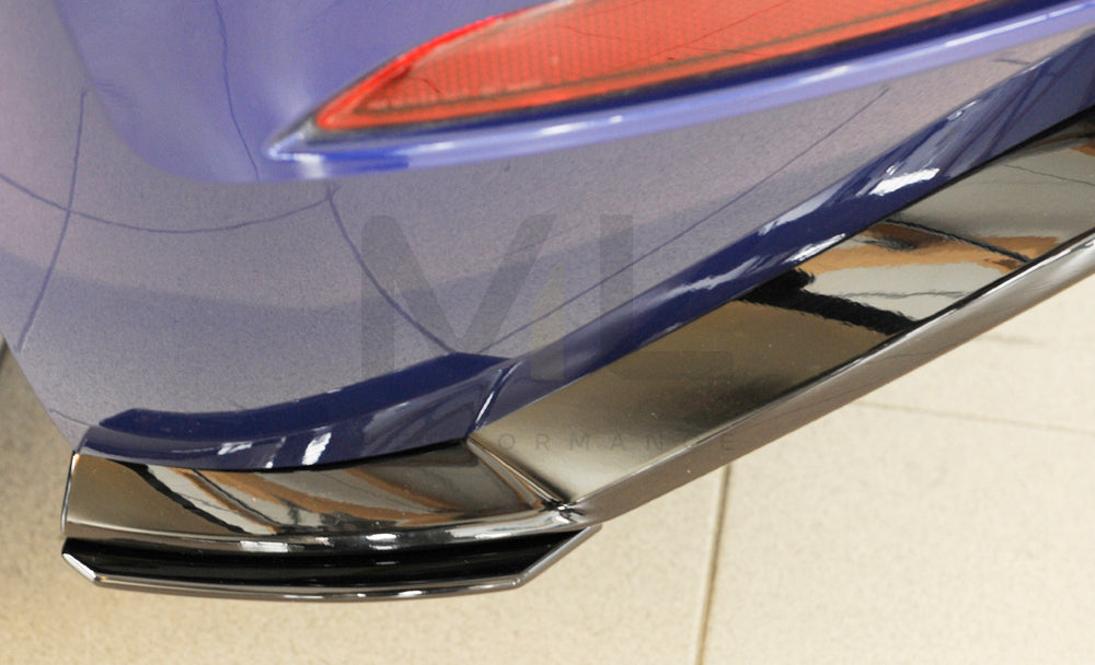 Rieger 00059586 VW Mk7 Mk7-Line Golf GTI Rear Side Splitter 8 | ML Performance EU Car Parts