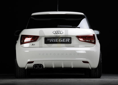 Rieger 00044107 Audi 8X A1 Rear Diffuser 2 | ML Performance EU Car Parts