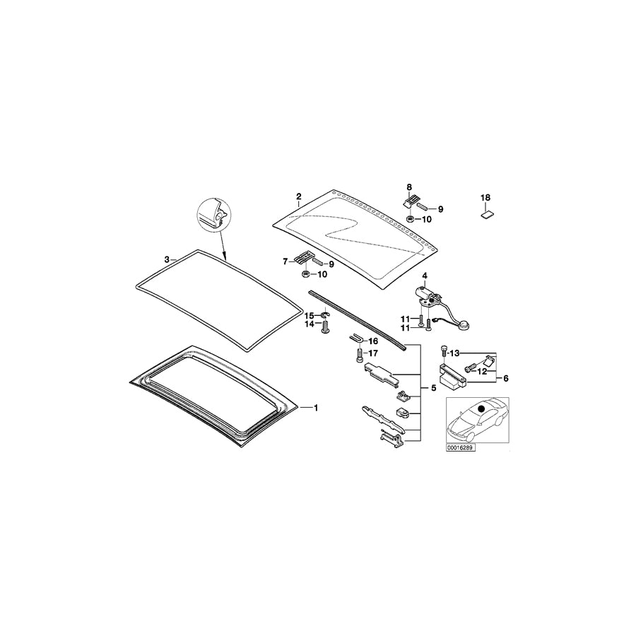 Genuine BMW 54108411996 E36 Torx Bolt M5X8 (Inc. Z3 2.8, Z3 3.0i & Z3 M) | ML Performance EU Car Parts