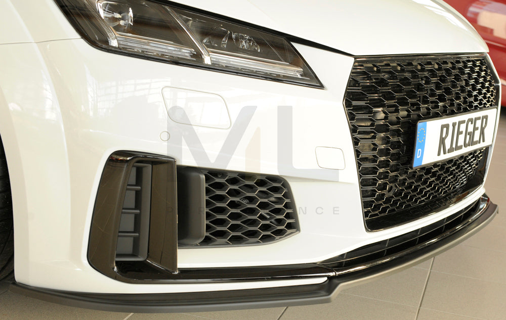 Rieger 00055180 Audi 8J-FV 8S Front Splitter (TT & TTS) 3 | ML Performance EU Car Parts
