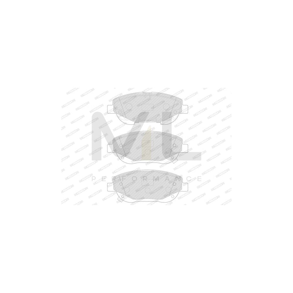 Ferodo Premier Eco Friction Fdb4313 Brake Pad Set Incl. Wear Warning Contact, With Piston Clip, Without Accessories | ML Performance Car Parts