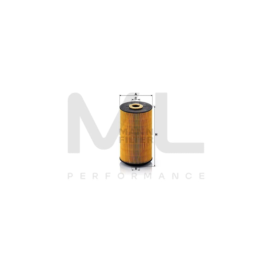 MANN-FILTER HU 942/1 x Oil Filter for AUDI A8 D2 (4D2, 4D8) with seal, Filter Insert | ML Performance Car Parts