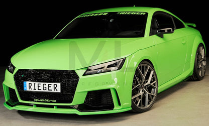 Rieger 00055176 Audi 8J 8J1-FV 8S TTRS Front Splitter 8 | ML Performance EU Car Parts
