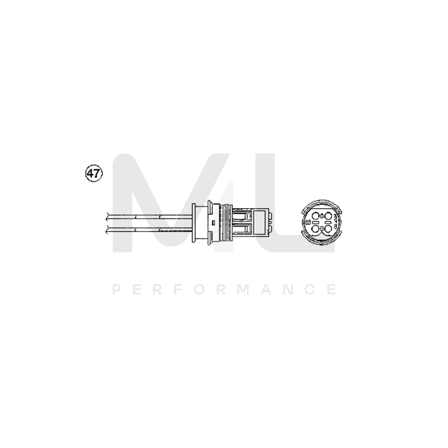 NTK Lambda Sensor / O2 Sensor (NGK 7974) - OZA673-EE1 | ML Car Parts UK | ML Performance