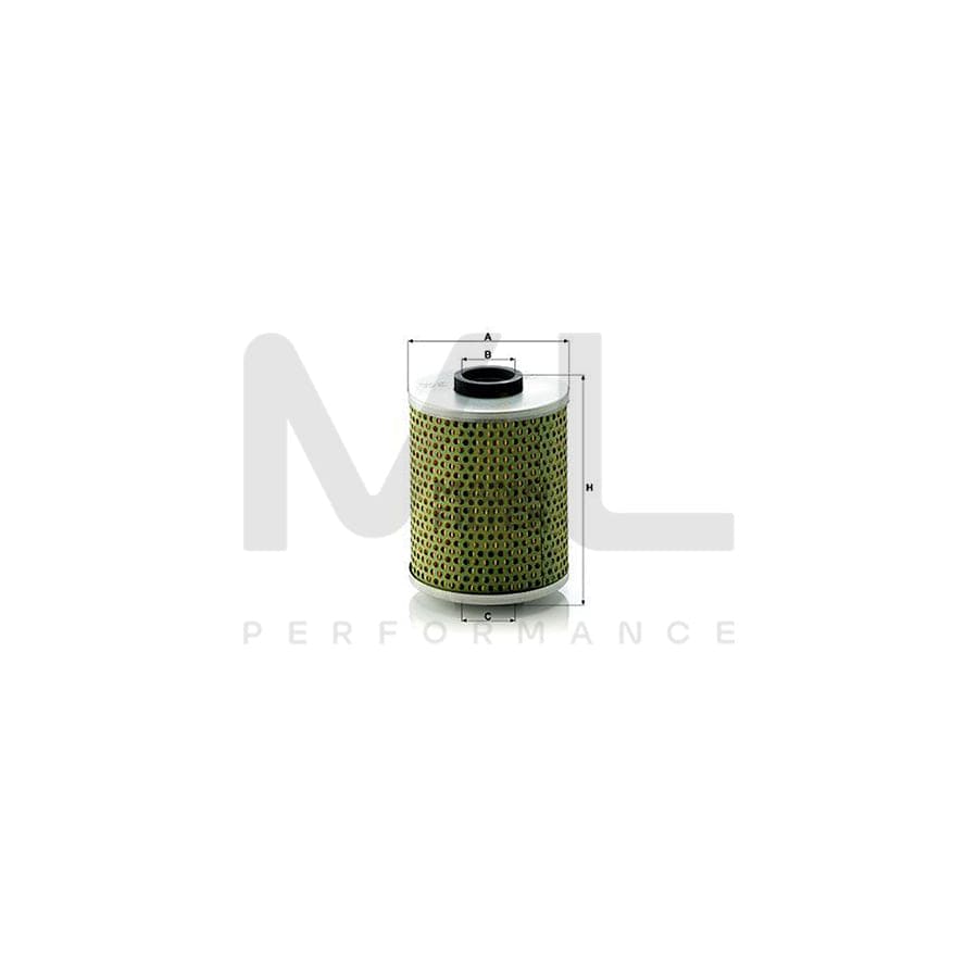 MANN-FILTER H 1034/4 Oil Filter Filter Insert | ML Performance Car Parts