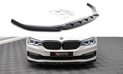 Maxton Design BM-5-G30-FD2T Front Splitter V.2 BMW Series 5 G30 | ML Performance UK Car Parts