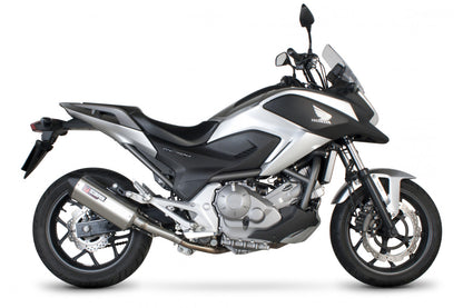 Scorpion RHA155SEO Honda Serket Parallel Slip-On - Brushed Stainless Steel Sleeve (NC700 S / NC700 X) | ML Performance EU EU