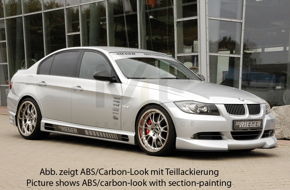 Rieger 00099548 BMW 3 Series E90 E91 Side Skirt 2 | ML Performance EU Car Parts