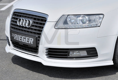 Rieger 00055330 Audi 4F A6 Front Splitter 2 | ML Performance EU Car Parts