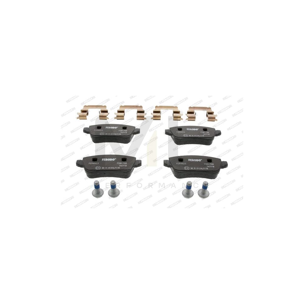 Ferodo Fvr5120 Brake Pad Set With Acoustic Wear Warning, With Accessories | ML Performance Car Parts