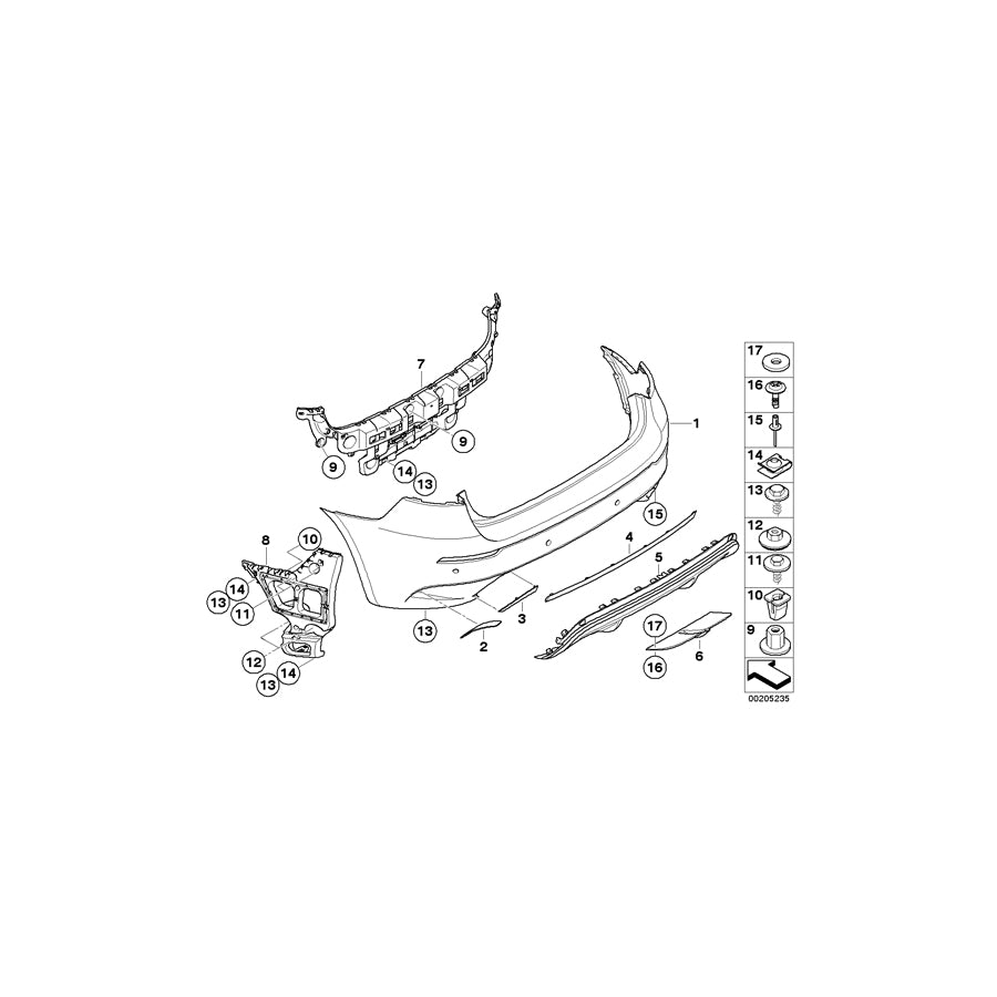 Genuine BMW 51127210541 E71 Decor Trim, Left M (Inc. X6 M) | ML Performance EU