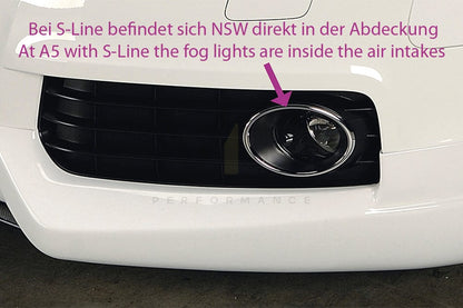 Rieger 00055406 Audi B8 B81 Front Splitter (A5 & S5) 6 | ML Performance EU Car Parts
