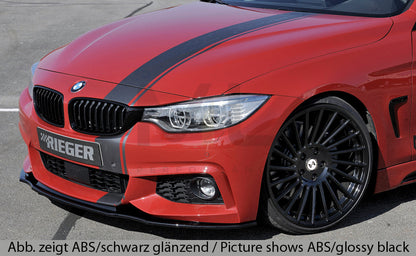 Rieger 00053470 BMW 4 Series F32 F33 F36 Front Splitter 5 | ML Performance EU Car Parts