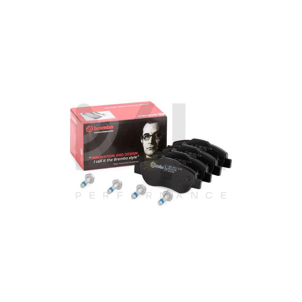 Brembo P 23 097 Brake Pad Set For Fiat Panda Ii Hatchback (169) Excl. Wear Warning Contact | ML Performance Car Parts