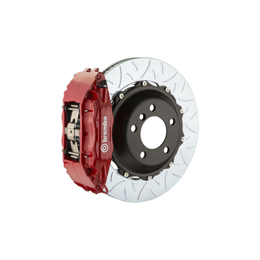 Brembo 1N3.9074A Mercedes-Benz Front GT 6-Pistons Slotted Type 3 2-piece Big Brake Kit 380x34mm