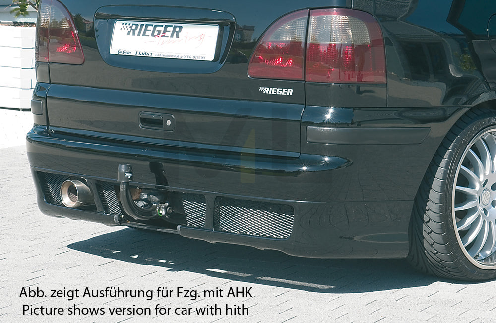 Rieger 00054106 Ford WGR 7M Galaxy & Sharan Rear Diffuser 2 | ML Performance EU Car Parts