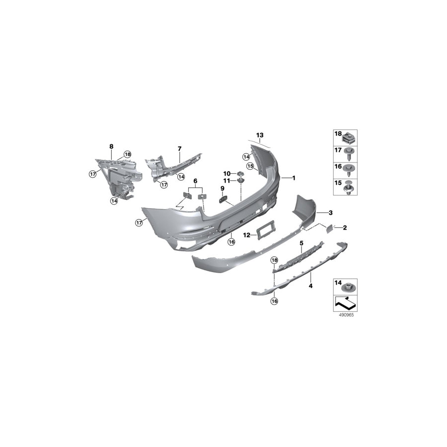 Genuine BMW 51127430531 G02 Abrasion Guard Wrap, Side Frame, Left (Inc. X4 M40dX, X4 M40iX & X4 20dX) | ML Performance EU