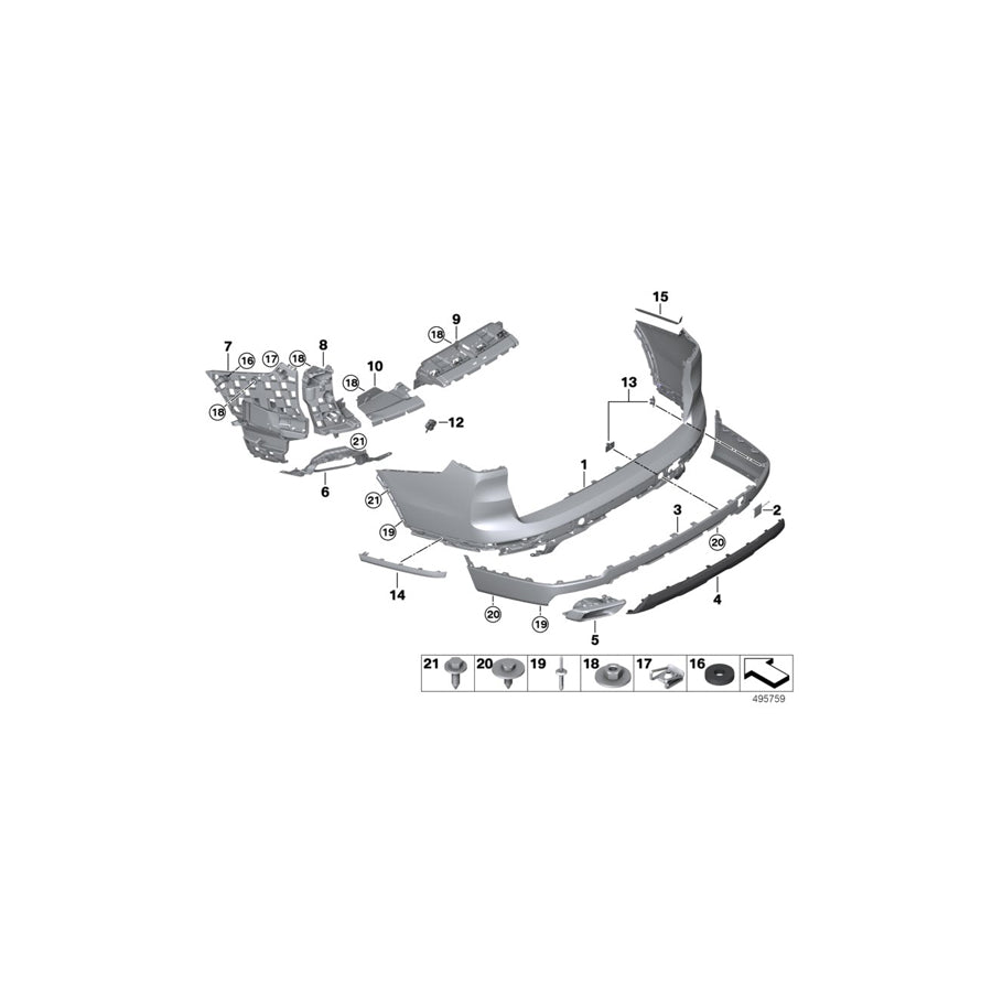 Genuine BMW 51127425478 G07 Flap, Towing Eye BASIS (Inc. X7 40iX, X7 50iX & X7 30dX) | ML Performance EU