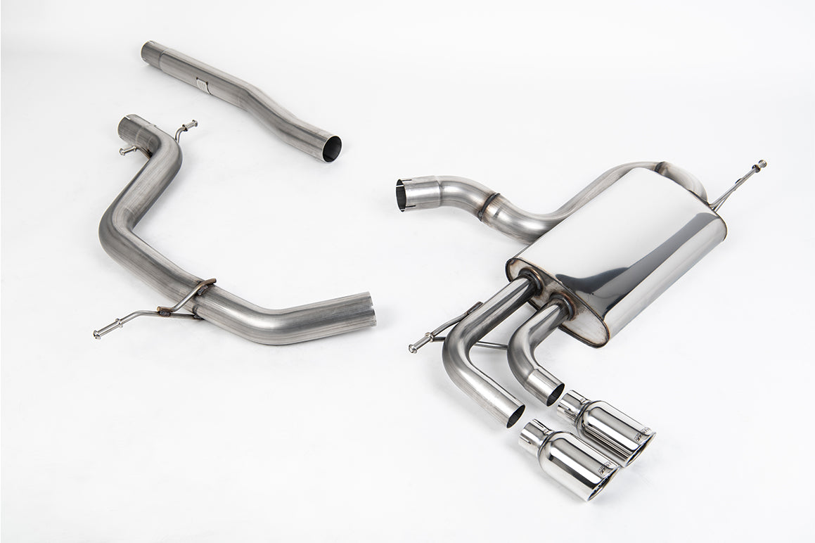 MillTek SSXVW295 Seat VW Cat-Back Exhaust (Inc. Leon & Golf)