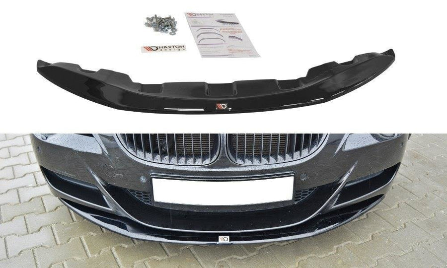 Maxton Design BM-6-63-M-FD1T Front Splitter V.1 BMW M6 E63 | ML Performance UK Car Parts
