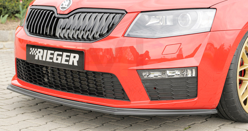 Rieger 00079012 Skoda 5E Octavia RS Front Splitter 4 | ML Performance EU Car Parts