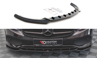 Maxton Design ME-E-213-FD1T Front Splitter Mercedes Benz E-Class W213 | ML Performance UK Car Parts
