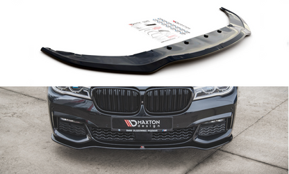Maxton Design BM-7-11-MPACK-FD1T Front Splitter V.1 BMW Series 7 G11 M-Pack | ML Performance EU Car Parts
