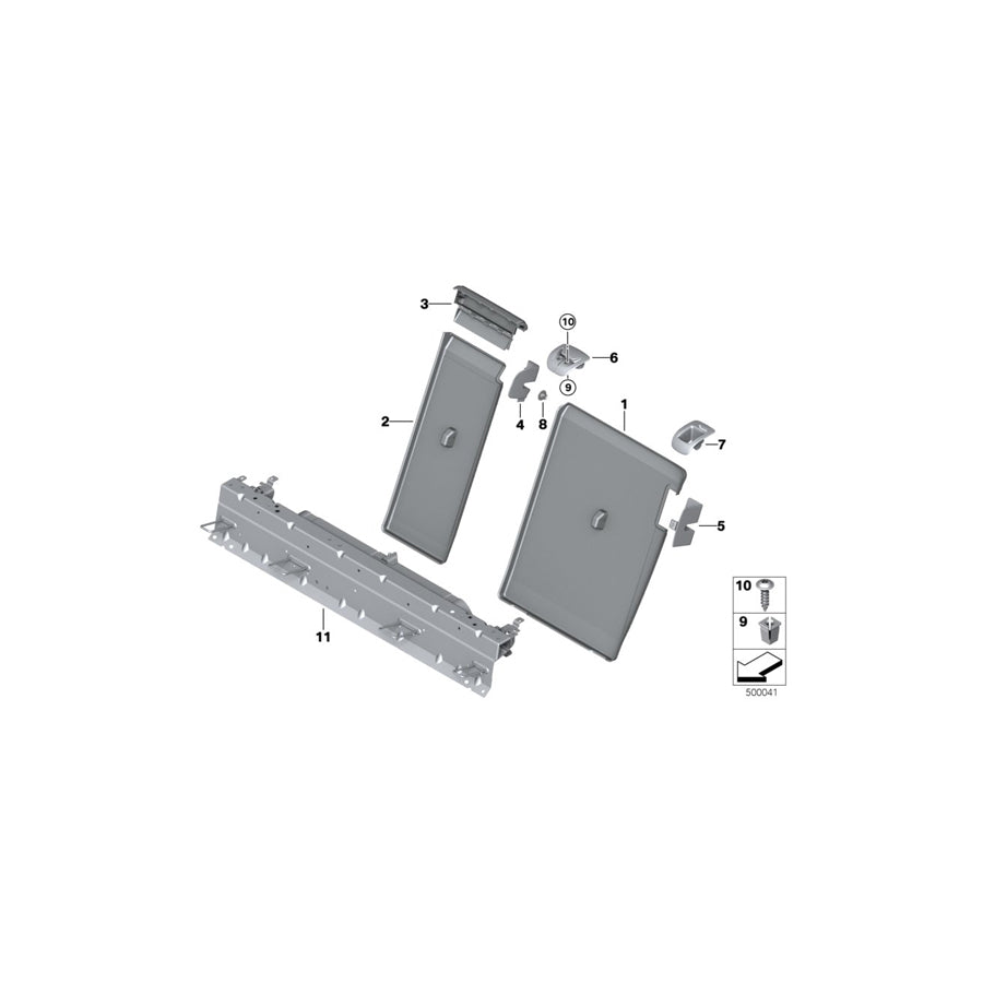 Genuine BMW 52207363289 F16 M Cross Member ISOFIX (Inc. X6 50iX 4.0, X6 28iX & X6 35iX) | ML Performance EU Car Parts