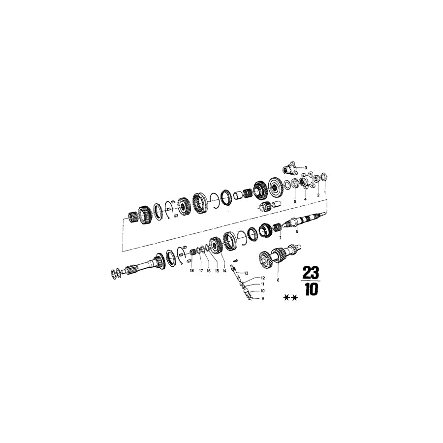 Genuine BMW 23221205792 E28 E30 E21 Shim 28X40X2,1 (Inc. 320, 518 & 2000C) | ML Performance EU Car Parts