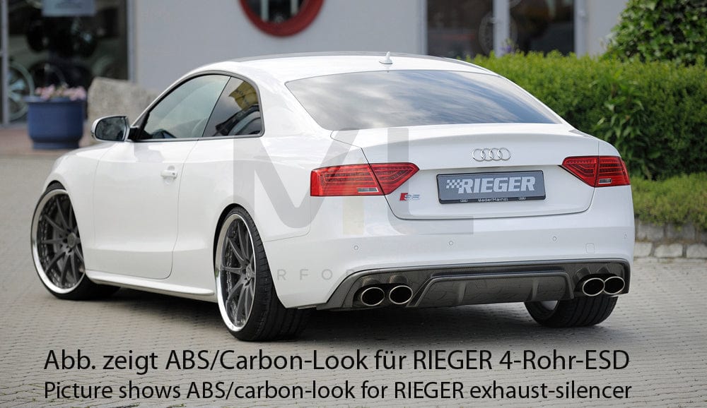 Rieger 00055473 Audi B8 B81 S5 Rear Diffuser 2 | ML Performance EU Car Parts