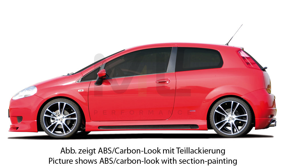Rieger 00056044 Fiat Grande Punto (199) Side Skirt 2 | ML Performance EU Car Parts