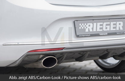Rieger 00088065 Opel Astra J Rear Diffuser 4 | ML Performance EU Car Parts