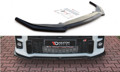 Maxton Design TO-YA-4-GR4-FD1T Front Splitter V.1 Toyota GR Yaris MK4 | ML Performance EU Car Parts