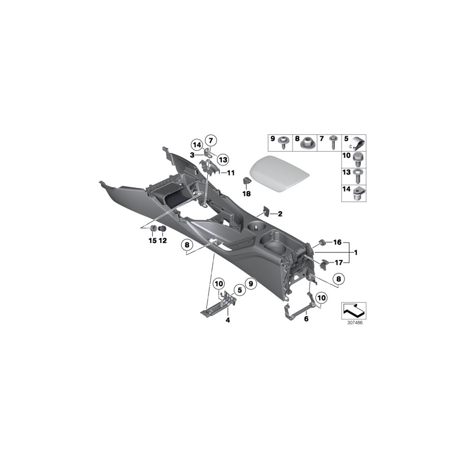 Genuine BMW 51162993638 E84 Set Of Bracket (Inc. X1 23dX, X1 28iX & X1 20iX) | ML Performance EU