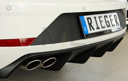 Rieger 00027035 SEAT 5F Leon FR Rear Diffuser 3 | ML Performance EU Car Parts