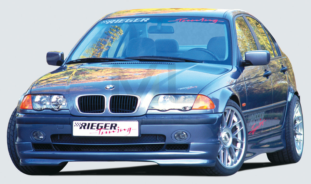 Rieger 00050116 BMW 3 Series E46 Front Splitter 2 | ML Performance EU Car Parts