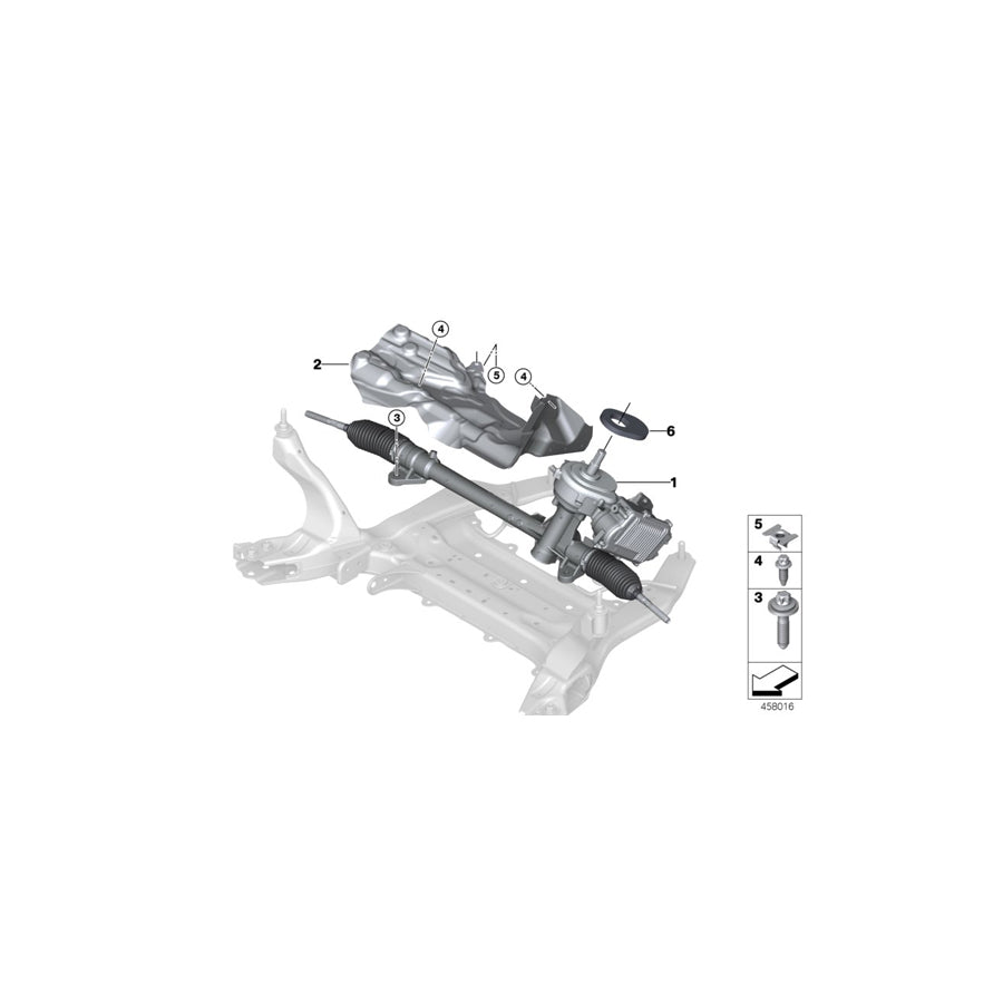 Genuine BMW 32106870902 F55 F56 Exch. Steering Box, Electr. (Inc. Cooper D, Cooper SD & One First) | ML Performance EU Car Parts