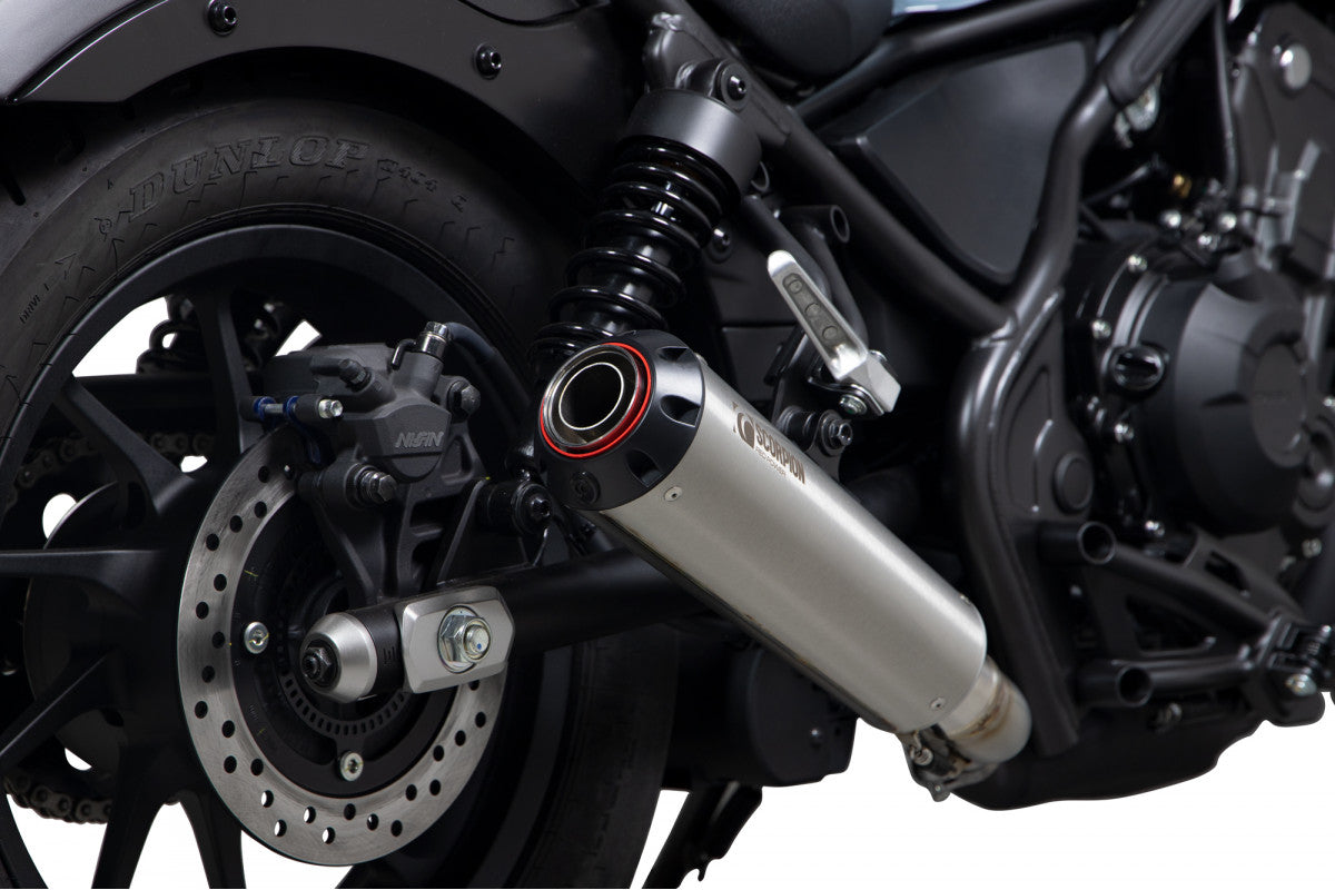 Scorpion PHA191SEO Honda CMX500 (Rebel) Red Power Slip-On - Stainless Steel Sleeve | ML Performance EU EU